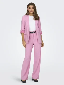 Only Hosen*ONLARIS LIFE HW STR ELA PANT CC TLR begonia pink
