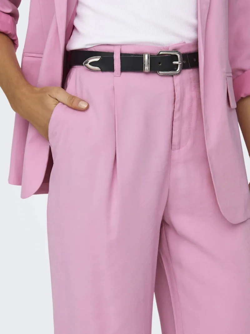 Only Hosen*ONLARIS LIFE HW STR ELA PANT CC TLR begonia pink