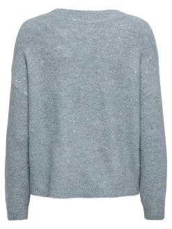 Only Pullover & Sweatshirts*ONLARIZONA LS SEQUINS V-NECK PUL KNT arona