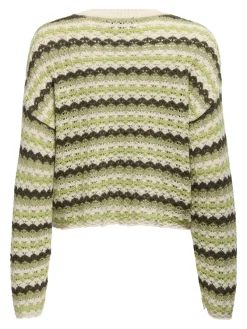 Only Pullover & Sweatshirts*ONLASA LS O-NECK KNT NOOS birch2