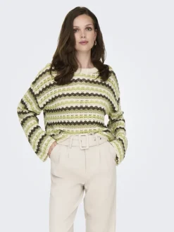 Only Pullover & Sweatshirts*ONLASA LS O-NECK KNT NOOS birch2