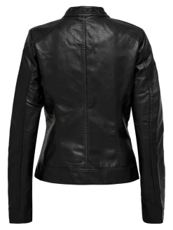 Only Jacken*ONLBANDIT FAUX LEATHER BIKER OTW NOOS Black