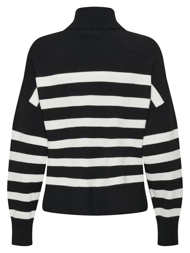 Only Pullover & Sweatshirts*ONLBARIA LS HIGHNECK CC KNT Black