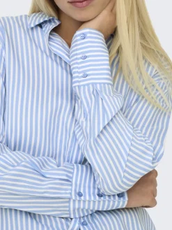Only Blusen*ONLBERIT LIFE L/S SHIRT NOOS WVN serenity