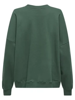 Only Pullover & Sweatshirts*ONLBILA L/S BEAR O-NECK SWT Pineneedle