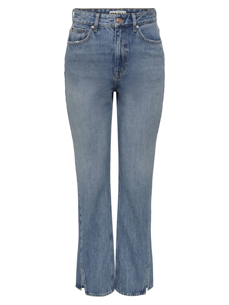 Only Jeans*ONLBILLIE EX HW STR SLIT DNM DOT025 NOOS Medium Blue Denim