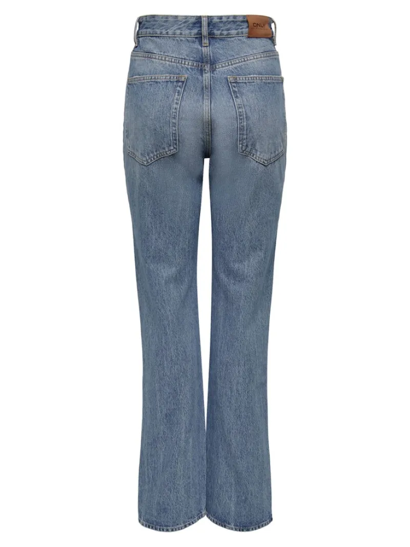 Only Jeans*ONLBILLIE EX HW STR SLIT DNM DOT025 NOOS Medium Blue Denim