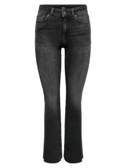 Only Jeans*ONLBLUSH HW SLIT FLR RW DNM REA109 NOOS Black Denim