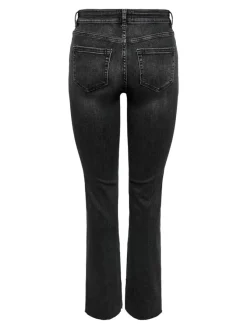 Only Jeans*ONLBLUSH HW SLIT FLR RW DNM REA109 NOOS Black Denim