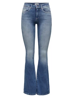 Only Jeans*ONLBLUSH MID FLARED DNM REA1319 NOOS Medium Blue Denim