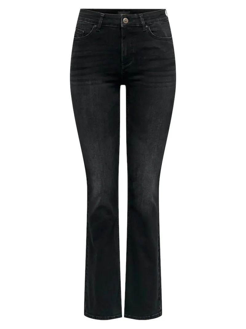 Only Jeans*ONLBLUSH MID FLARED DNM TAI1099 NOOS Washed Black