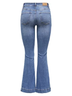 Only Jeans*ONLBLUSH MID RETROFLARED DNM DIA550 NOOS Medium Blue Denim