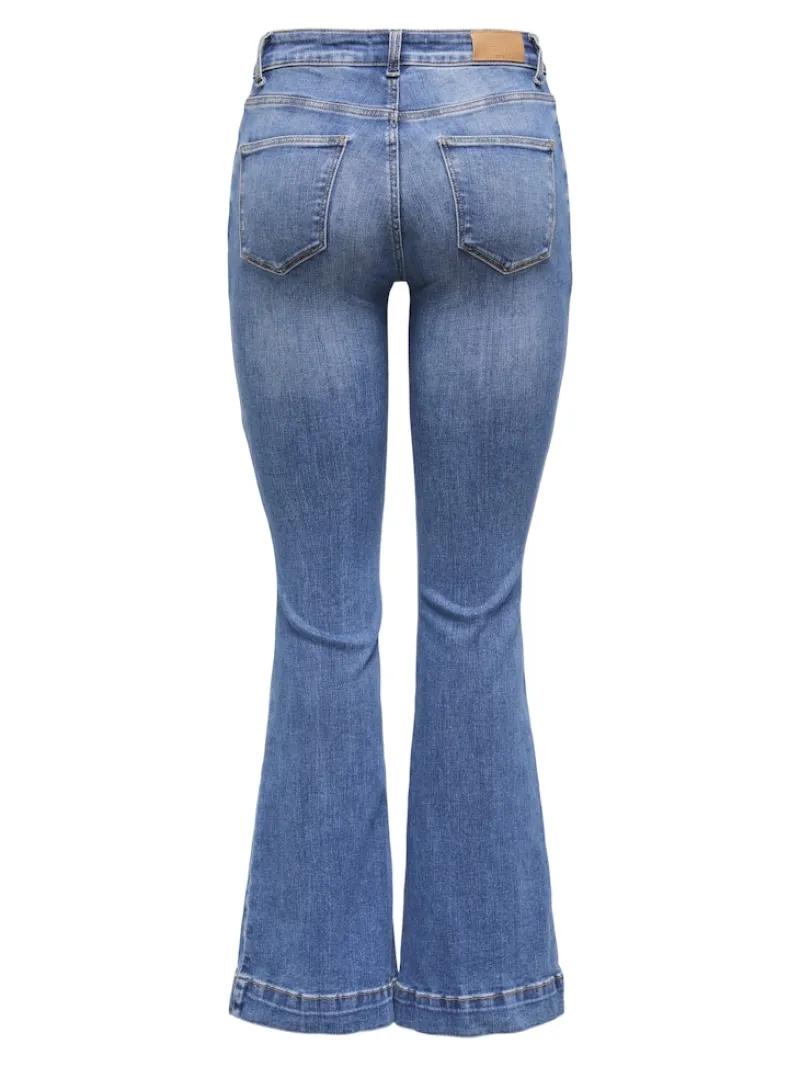 Only Jeans*ONLBLUSH MID RETROFLARED DNM DIA550 NOOS Medium Blue Denim