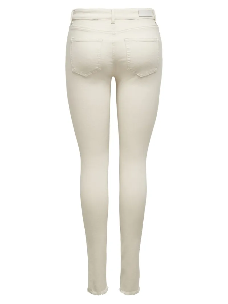 Only Jeans*ONLBLUSH MID SK AK RW DNM DOT019 NOOS ecru
