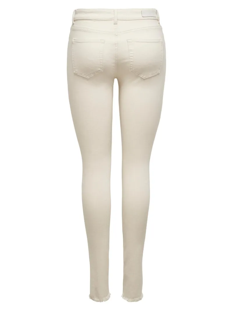 Only Jeans*ONLBLUSH MID SK AK RW DNM DOT019 NOOS ecru