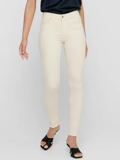 Only Jeans*ONLBLUSH MID SK AK RW DNM DOT019 NOOS ecru
