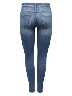 Only Jeans*ONLBLUSH MID SK AK RW DT DNM REA221 NOOS Dark Medium Blue Denim