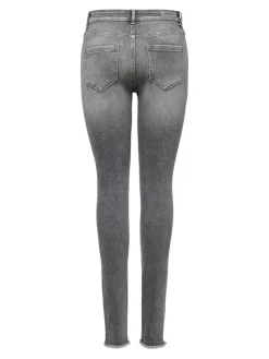 Only Jeans*ONLBLUSH MID SK ANK RW DNM REA0918 NOOS Grey Denim