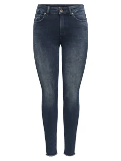 Only Jeans*ONLBLUSH MID SK ANK RW DNM REA409 NOOS blue black denim