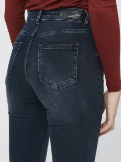 Only Jeans*ONLBLUSH MID SK ANK RW DNM REA409 NOOS blue black denim