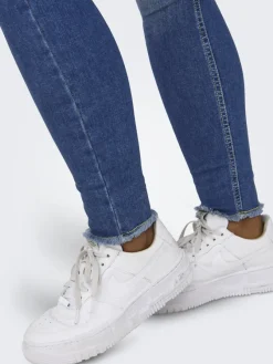 Only Jeans*ONLBLUSH MID SK ANK RW DNM REA1319 NOOS Medium Blue Denim
