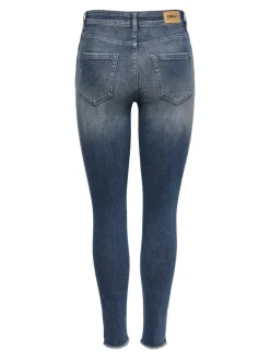 Only Jeans*ONLBLUSH MID SK ANK RW DNM REA422 NOOS special blue grey denim