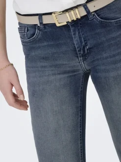 Only Jeans*ONLBLUSH MID SK ANK RW DNM REA422 NOOS special blue grey denim