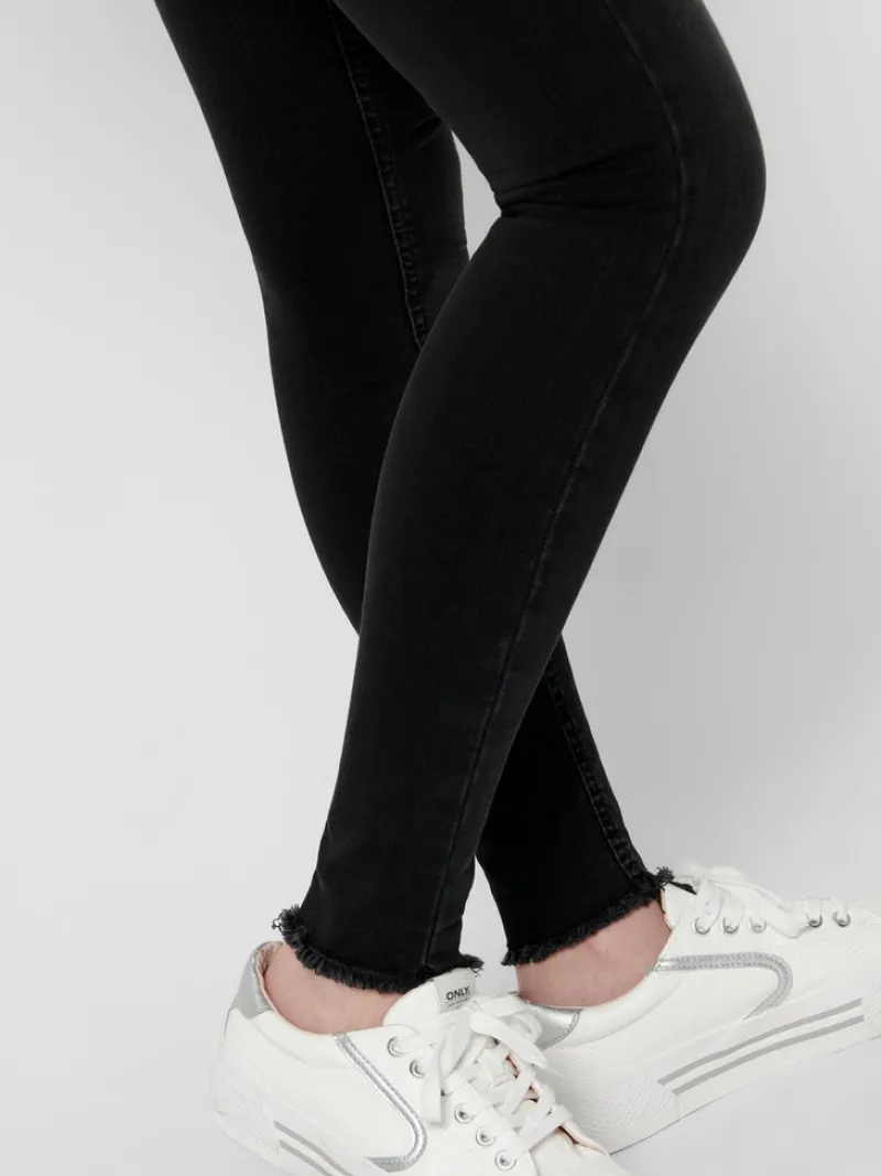 Only Jeans*ONLBLUSH MID SK ANK RW DNM REA1099 NOOS Black Denim