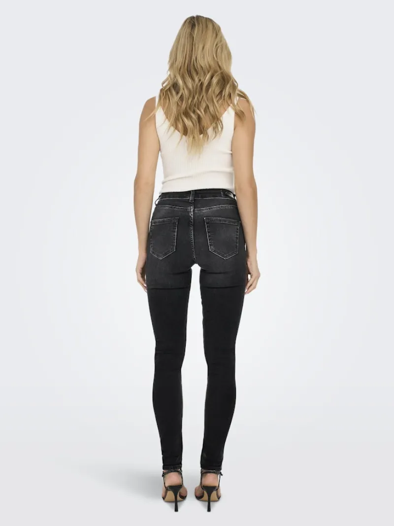Only Jeans*ONLBLUSH MID SK DNM REA1099 NOOS Black Denim