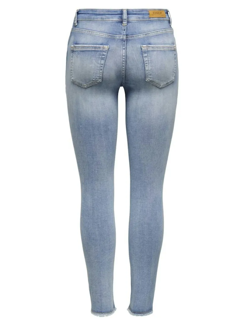 Only Jeans*ONLBLUSH MID SK RW AK DT DNM REA213 NOOS Light Blue Denim