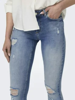 Only Jeans*ONLBLUSH MID SK RW AK DT DNM REA213 NOOS Light Blue Denim