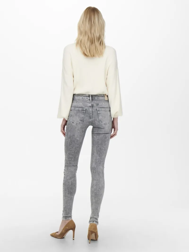 Only Jeans*ONLBLUSH MID SK TAI918 NOOS Light Grey Denim