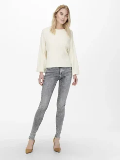 Only Jeans*ONLBLUSH MID SK TAI918 NOOS Light Grey Denim
