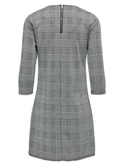 Only Kleider*ONLBRILLIANT 3/4 CHECK DRESS JRS Black