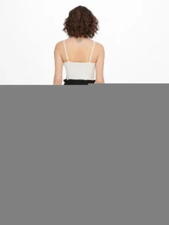 Only Hosen*ONLCALY LIFE HW PB WIDE CROP PNT NOOS Black