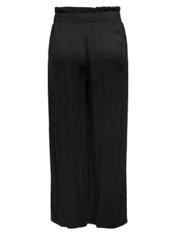 Only Hosen*ONLCALY LIFE HW PB WIDE CROP PNT NOOS Black