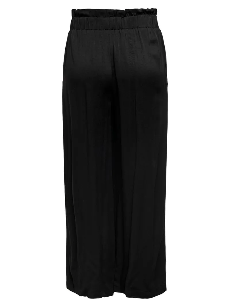 Only Hosen*ONLCALY LIFE HW PB WIDE CROP PNT NOOS Black