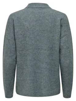 Only Pullover & Sweatshirts*ONLCAMILLA O-NECK L/S PULLOVER NOOS KNT Balsam Green