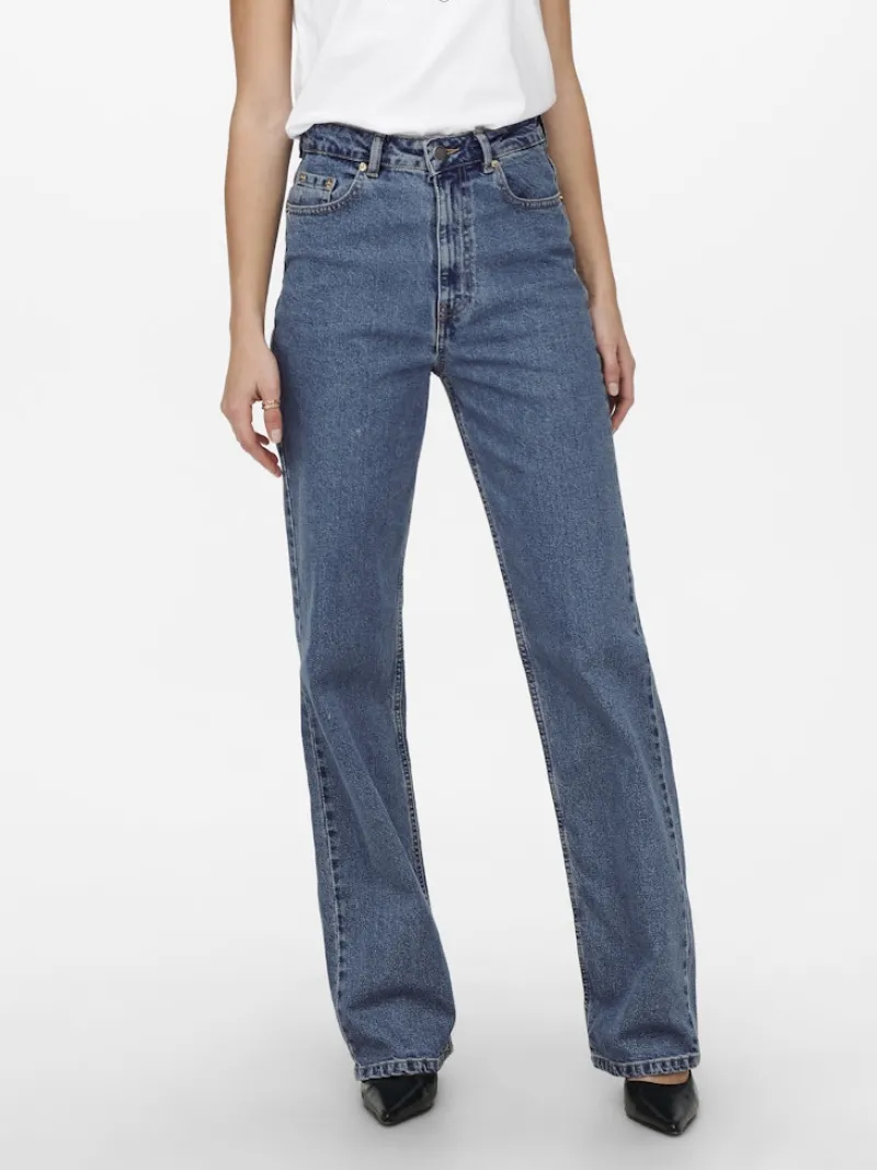 Only Jeans*ONLCAMILLE EX HW WIDE DNM NOOS Medium Blue Denim