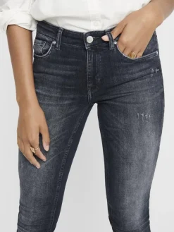 Only Jeans*ONLCARMEN LIFE REG SKINNY BB REA282A blue black denim