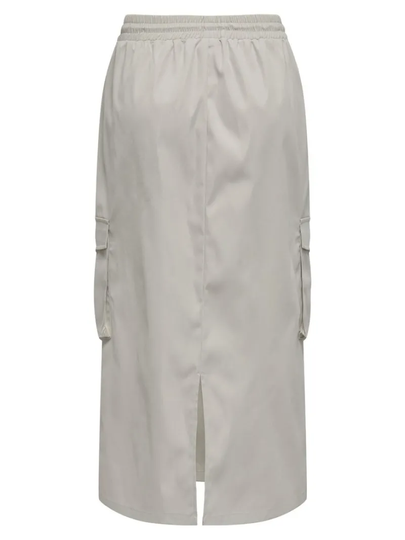 Only Röcke*ONLCASHI CARGO LONG SKIRT WVN NOOS Chateau Gray