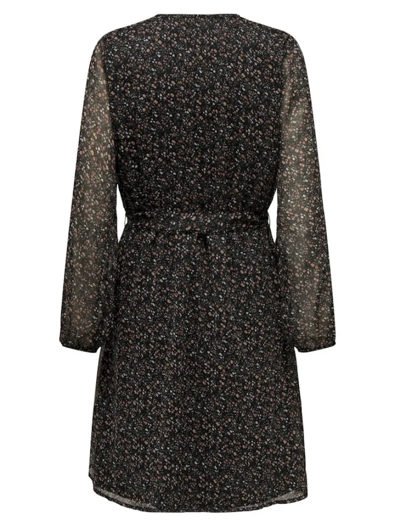 Only Kleider*ONLCERA LIFE 3/4 SHORT DRESS WVN NOOS schwarz4