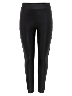 Only Hosen*ONLCOOL COATED LEGGING NOOS JRS Black