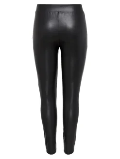 Only Hosen*ONLCOOL COATED LEGGING NOOS JRS Black