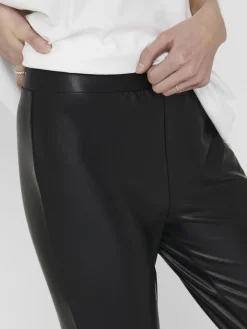 Only Hosen*ONLCOOL COATED LEGGING NOOS JRS Black