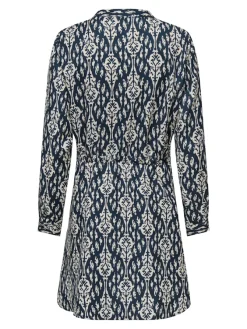 Only Kleider*ONLCORY LIFE L/S V-NECK TUNIC WVN NOOS Total Eclipse