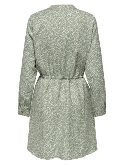 Only Kleider*ONLCORY LIFE L/S V-NECK TUNIC WVN NOOS lily pad