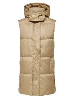 Only Westen*ONLDEMY PADDED WAISTCOAT OTW cuban sand