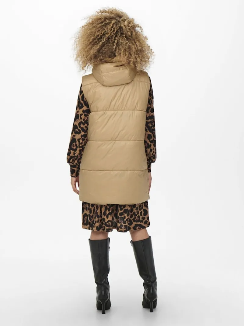 Only Westen*ONLDEMY PADDED WAISTCOAT OTW cuban sand