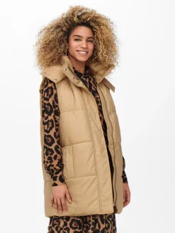 Only Westen*ONLDEMY PADDED WAISTCOAT OTW cuban sand